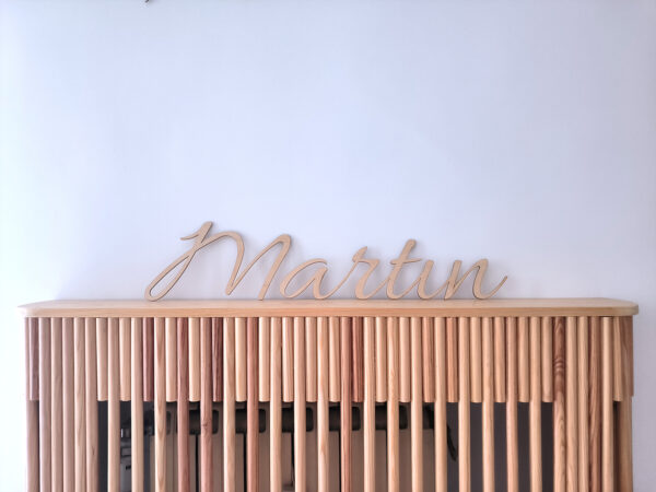 Nombre de madera Martín