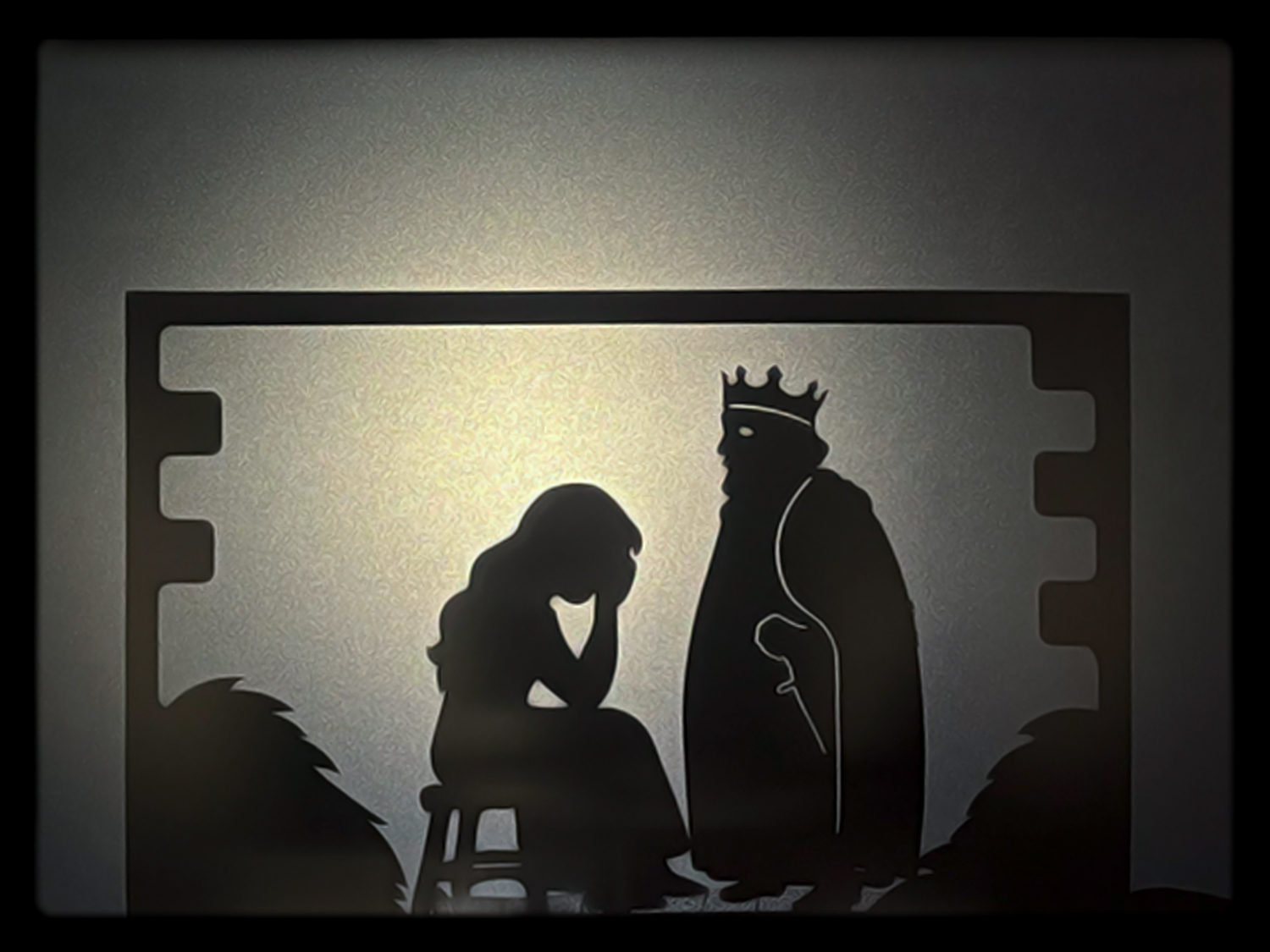 Marioneta sombras el enano saltarín