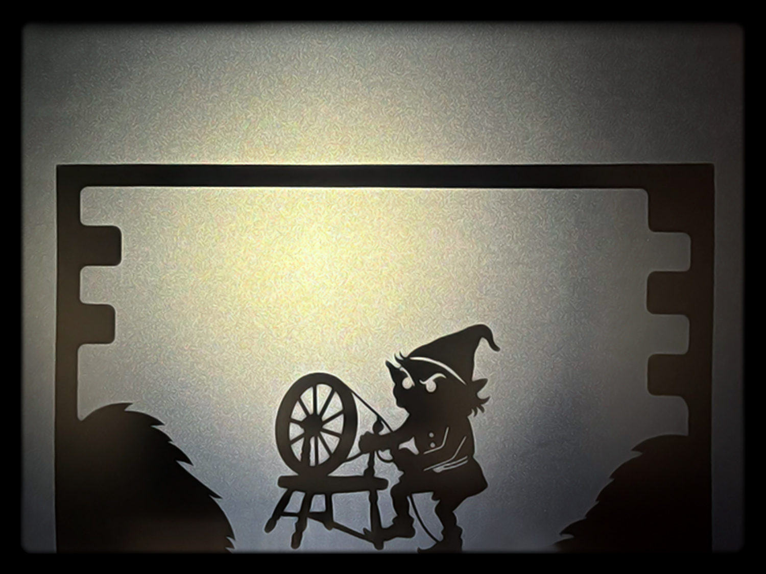 Marioneta sombras el enano saltarín