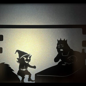 Marioneta sombras el enano saltarín