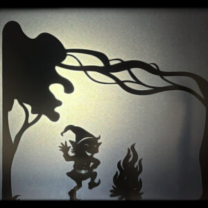 Marioneta sombras el enano saltarín