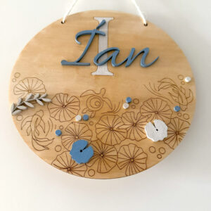 Placa decorativa mundo marino