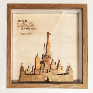 cuadro personalizado castillo Disney