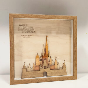 cuadro personalizado castillo Disney