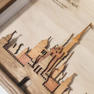 cuadro personalizado castillo Disney, zoom