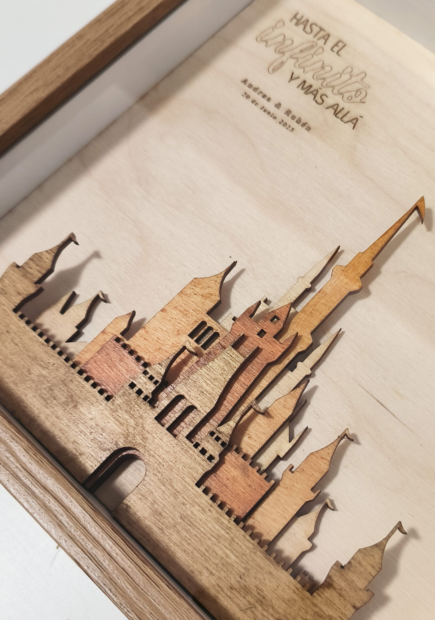 cuadro personalizado castillo Disney, zoom