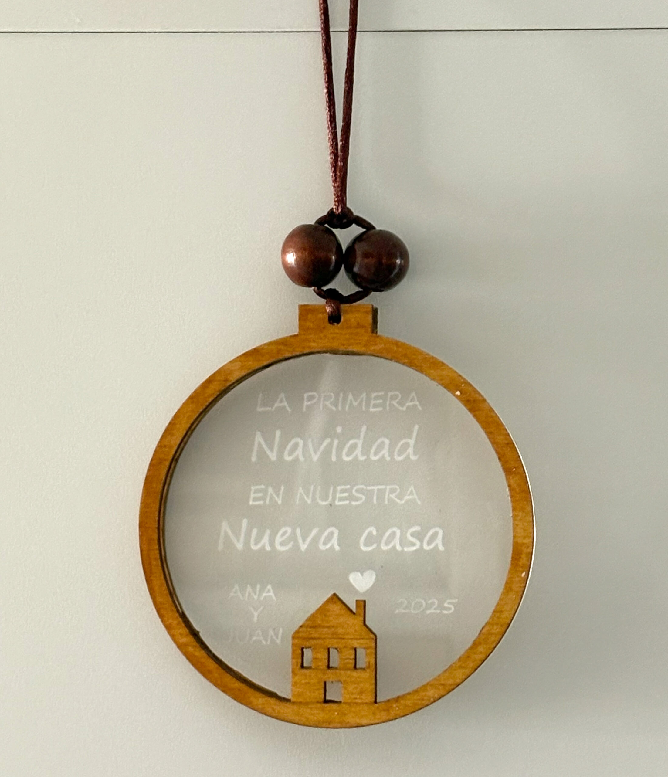 Adorno navideño Primera Navidad nueva casa - Imagen 2