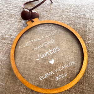 Adorno navideño Primera Navidad juntos