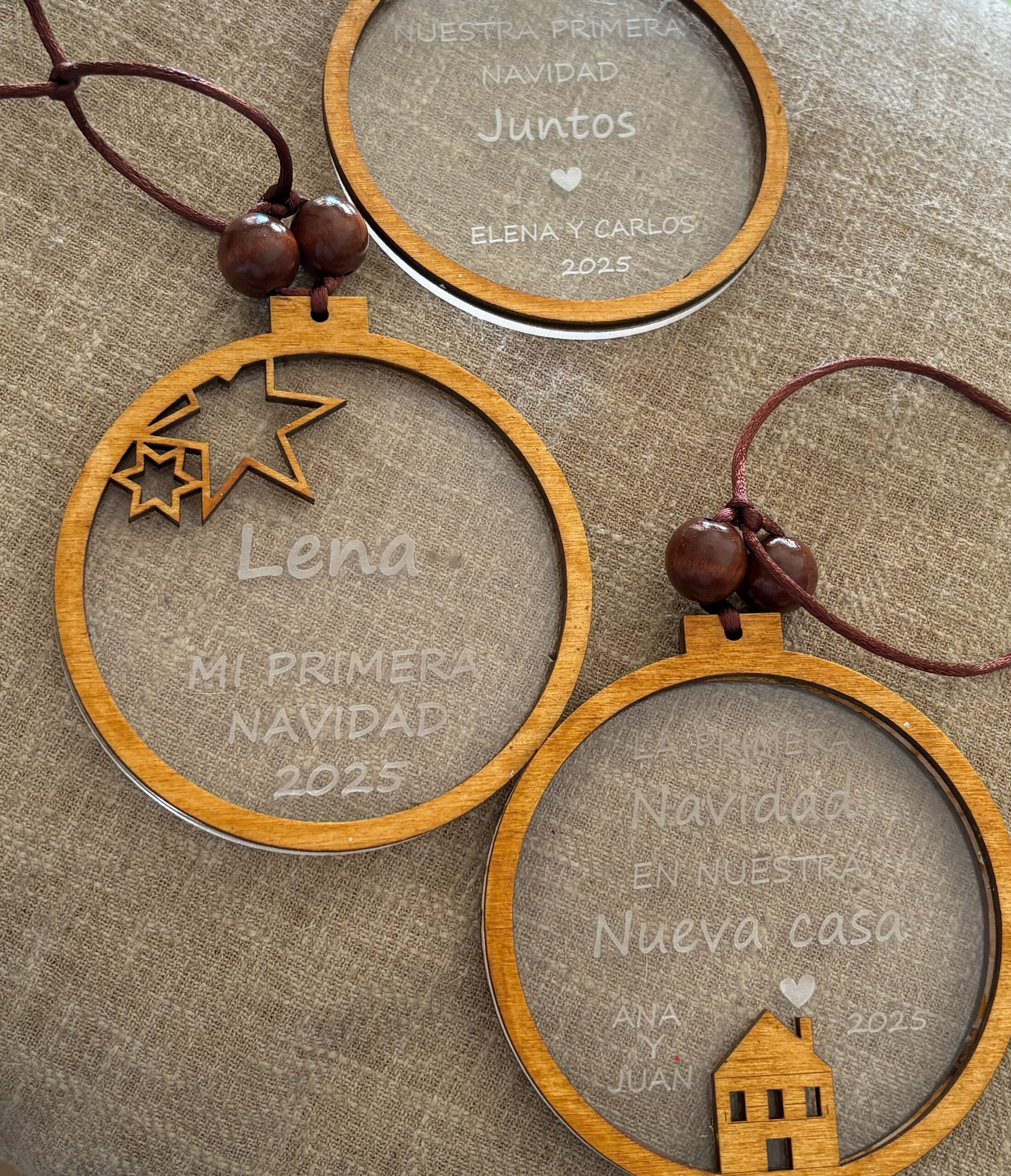 Adorno navideño Primera Navidad juntos - Imagen 2