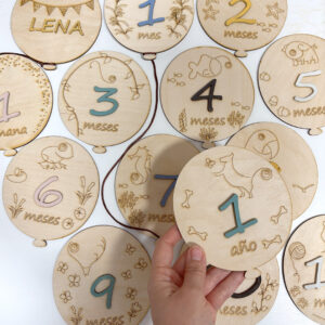 Cumple mes personalizado globos