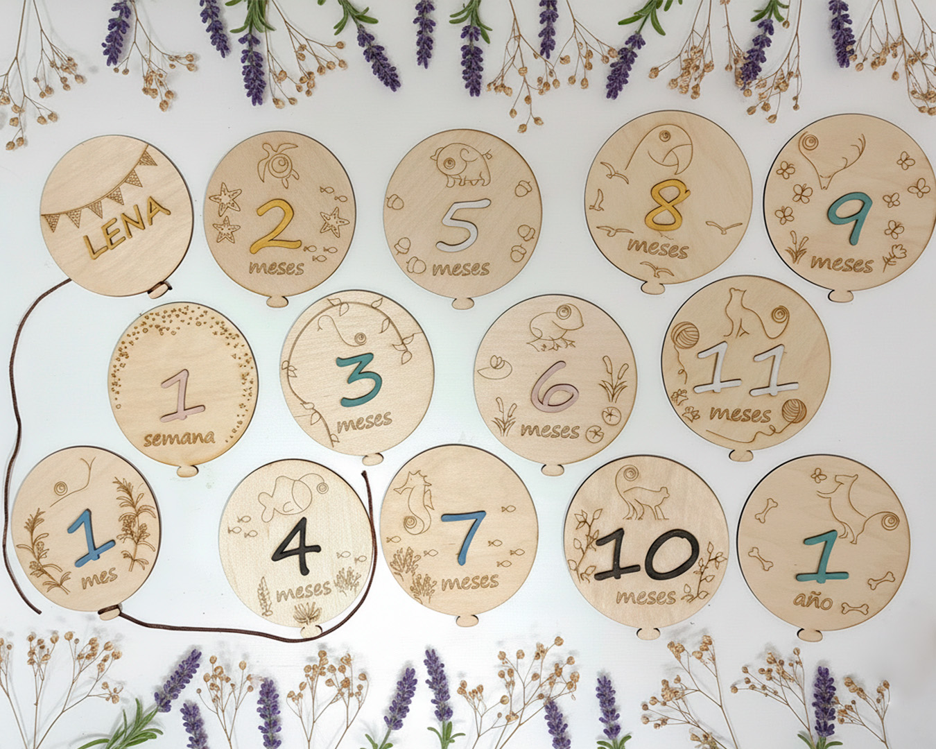 Cumple mes personalizado globos - Imagen 4